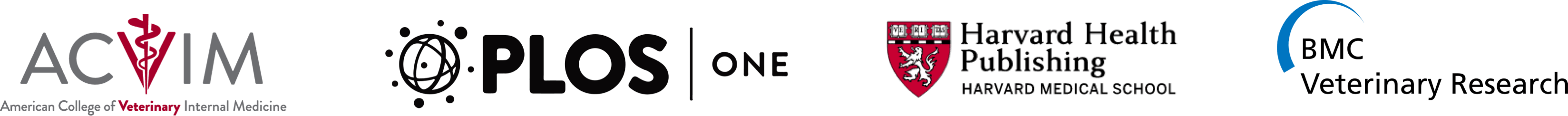 Logos of scientific journals and institutions.